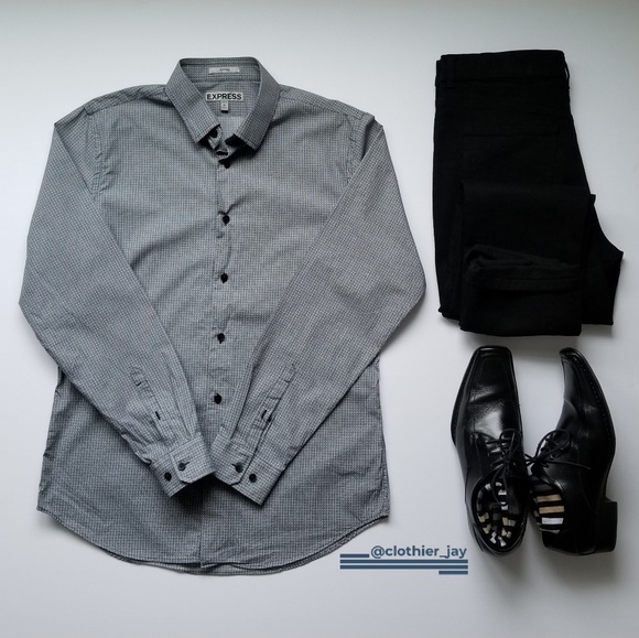 Express Other - EXPRESS Men's Fitted Dress Shirt